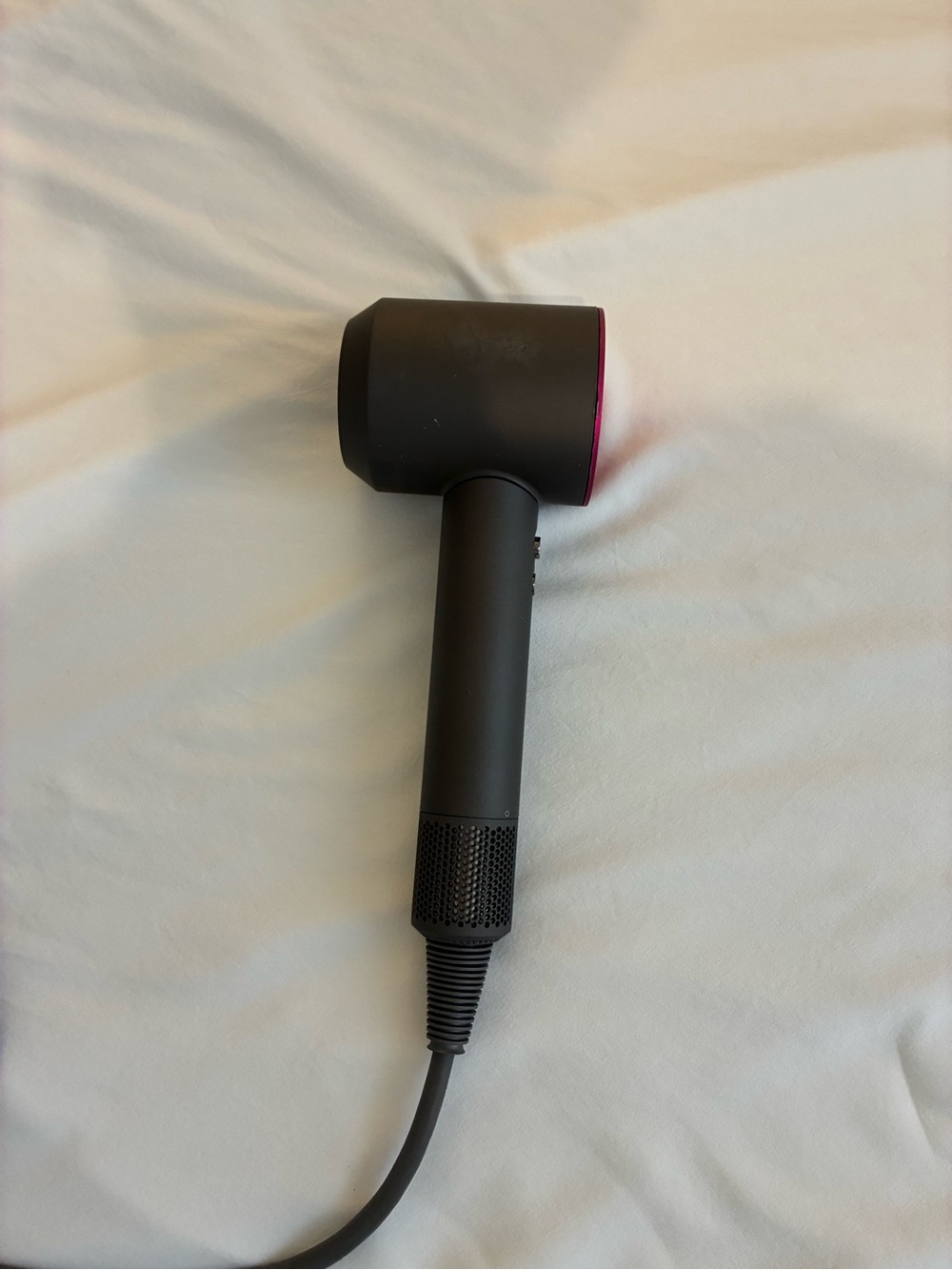 Dyson Supersonic Hair Dryer in Gray with Pink Trim - Picture 2 of 8